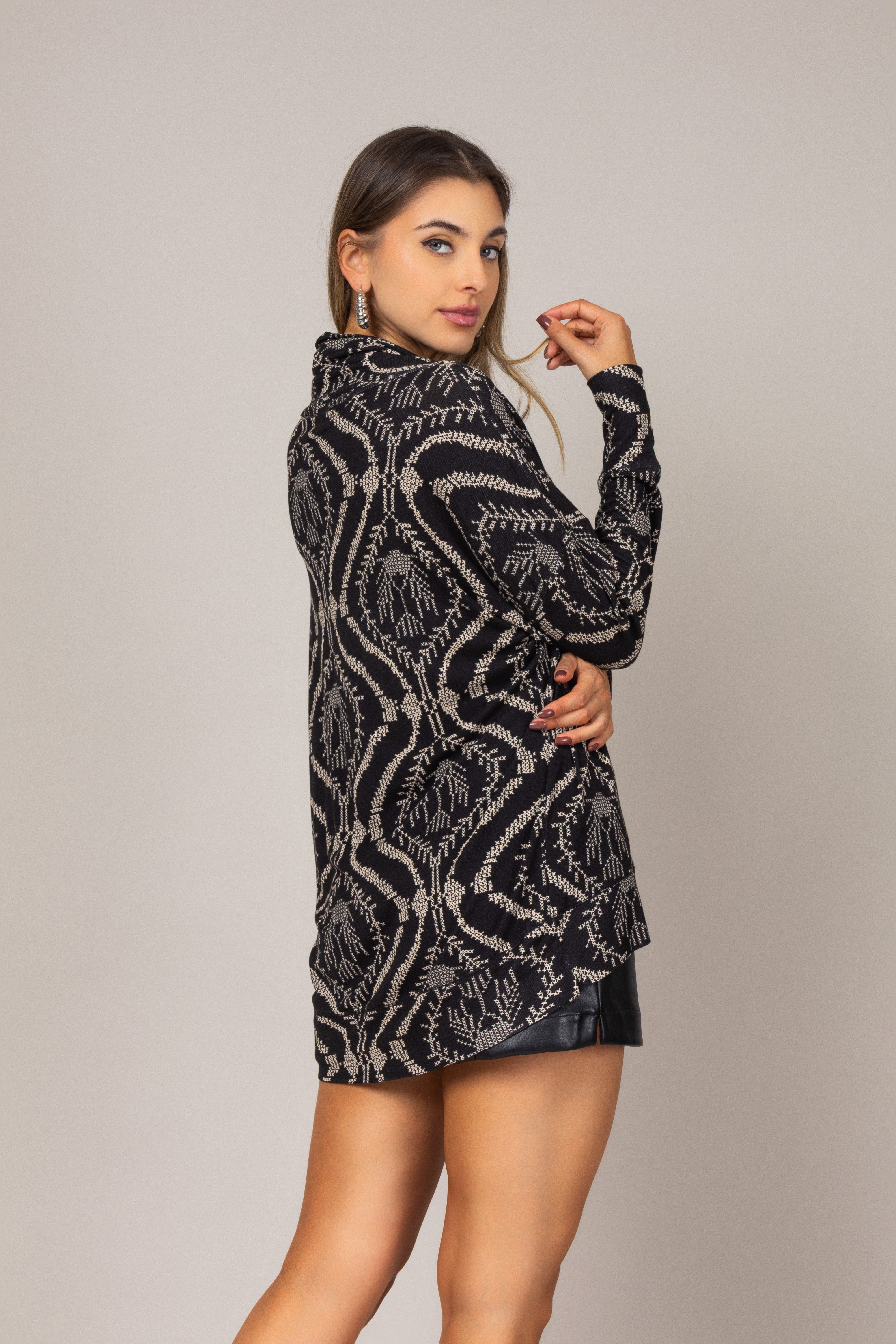 Blusa Gola Boba Jaspe